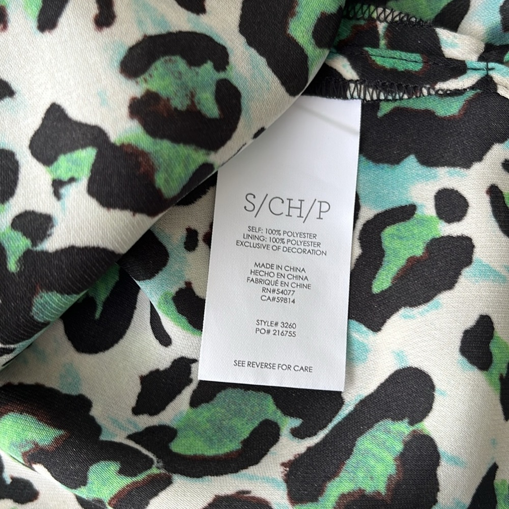 Cabi Cheetah Print Tank Top w/Inner Lining - Picture 7 of 7